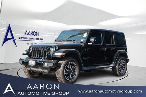 Black Clearcoat 2023 Jeep Wrangler 4xe Sahara High Altitude