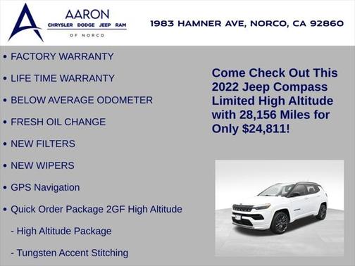 2022 Jeep Compass High Altitude