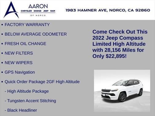 2022 Jeep Compass High Altitude