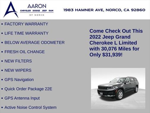 2022 Jeep Grand Cherokee L Limited