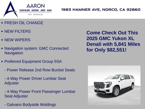 2025 GMC Yukon XL Denali