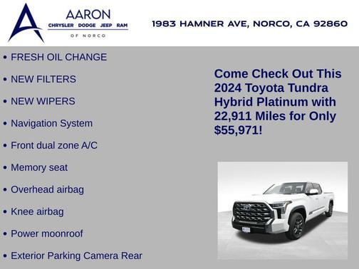 2024 Toyota Tundra Hybrid Platinum
