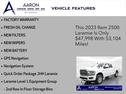 2023 RAM 2500 Laramie Crew Cab 4x4 6'4' Box