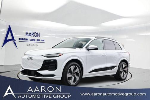 Glacier White 2025 Audi Q6 e-tron Premium Plus quattro