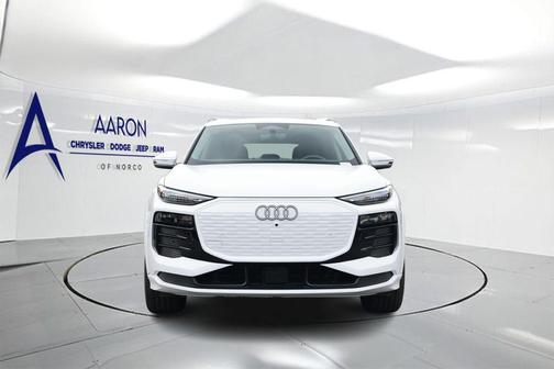 Glacier White 2025 Audi Q6 e-tron Premium Plus quattro