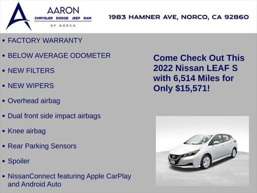 2022 Nissan Leaf S 40 kWh