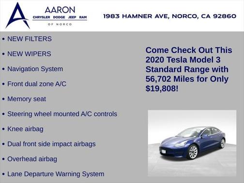 2020 Tesla Model 3 Standard Range