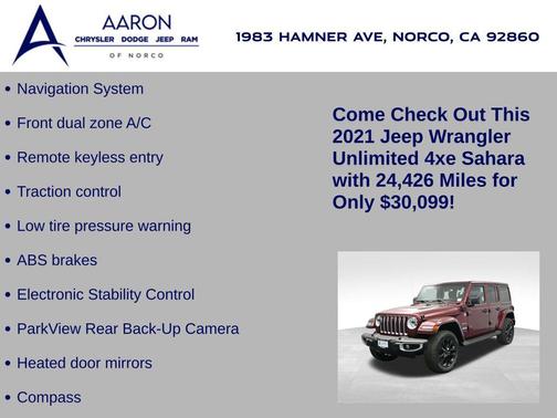 2021 Jeep Wrangler Unlimited 4xe Sahara