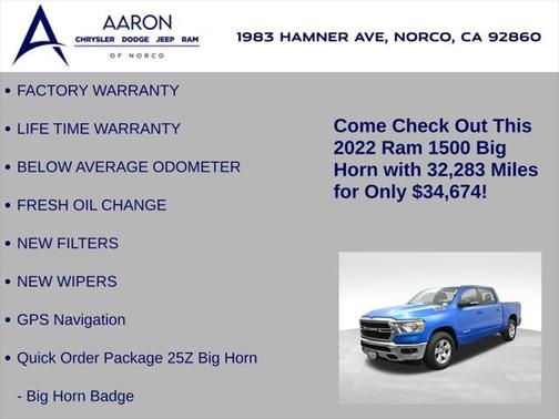 2022 RAM 1500 Big Horn/Lone Star