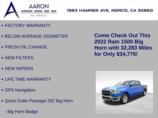 2022 RAM 1500 Big Horn/Lone Star
