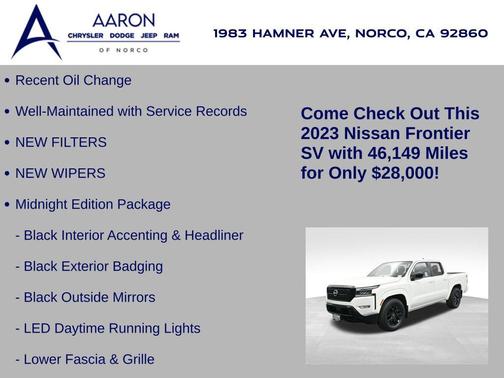 2023 Nissan Frontier SV