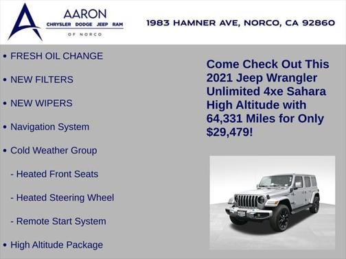 2021 Jeep Wrangler Unlimited 4xe Sahara High Altitude