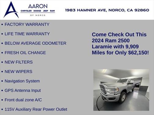 2024 RAM 2500 Laramie Crew Cab 4x4 6'4' Box