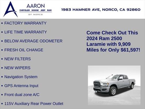 2024 RAM 2500 Laramie Crew Cab 4x4 6'4' Box