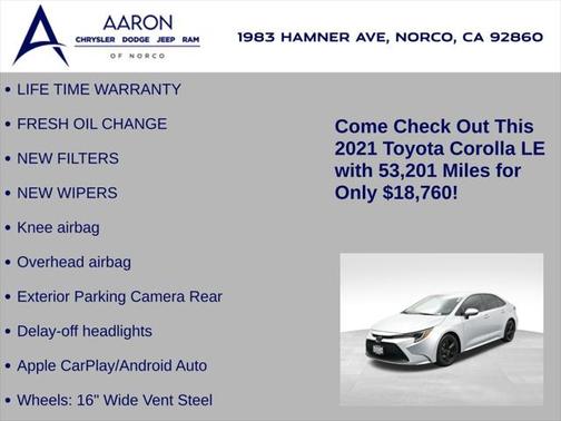 2021 Toyota Corolla LE