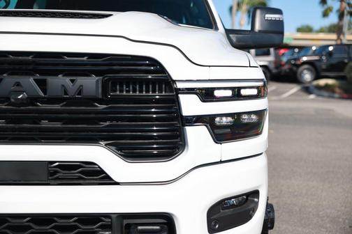 Bright White Clearcoat 2026 RAM 3500 Laramie Mega Cab 4x4 6'4' Box