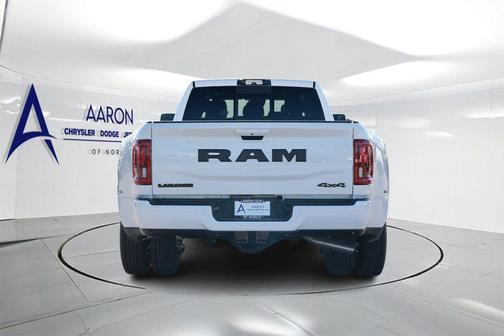 Bright White Clearcoat 2026 RAM 3500 Laramie Mega Cab 4x4 6'4' Box