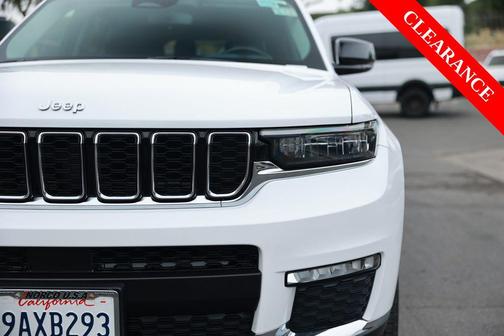 Bright White Clearcoat 2022 Jeep Grand Cherokee L Limited