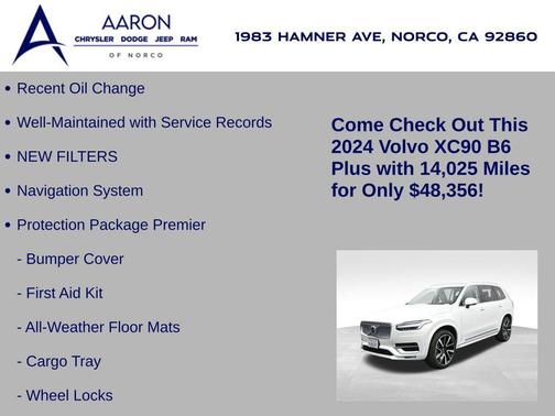 2024 Volvo XC90 B6 Plus Bright Theme 7-Seater