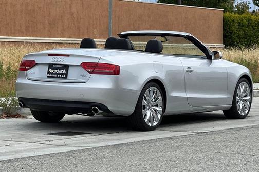 Ice Silver Metallic/Black Roof 2012 Audi A5 2.0T Premium Plus