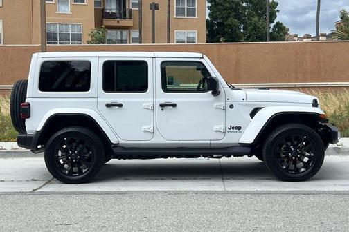 Bright White Clearcoat 2025 Jeep Wrangler 4xe Sahara