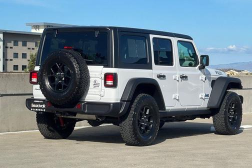 Bright White Clearcoat 2025 Jeep Wrangler 4xe Willys