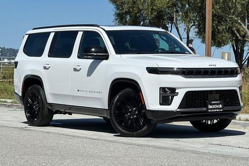 Bright White Clear-Coat Exterior Paint 2026 Jeep Grand Wagoneer Limited Reserve 4x4