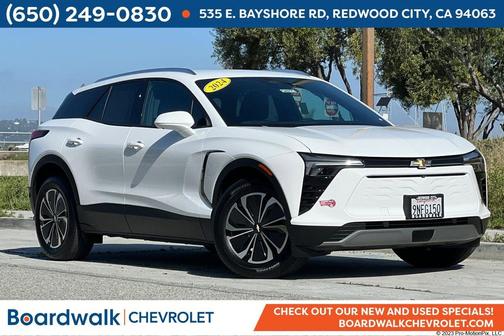 Summit White 2024 Chevrolet Blazer EV eAWD LT