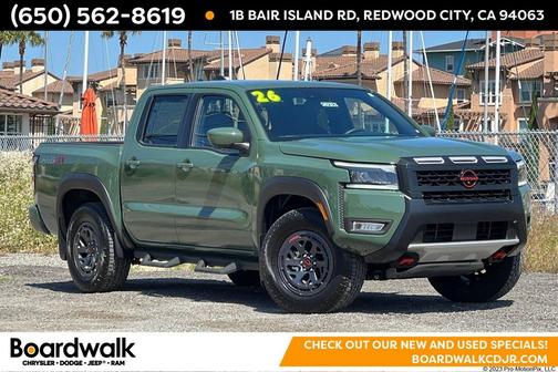 Tactical Green Metallic 2026 Nissan Frontier PRO-4X