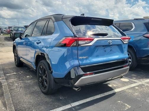Cavalry Blue / Midnight Black Metallic 2024 Toyota RAV4 XSE