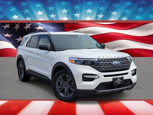 STAR WHITE MET TRI-COAT 2023 Ford Explorer XLT