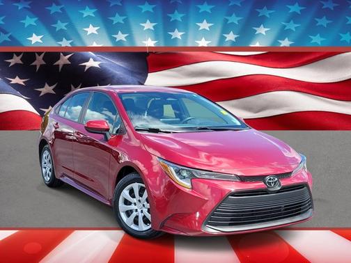 Red 2024 Toyota Corolla LE