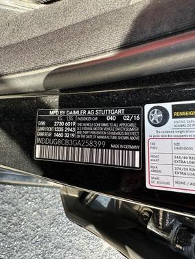 2016 Mercedes-Benz S-Class S 580 4MATIC