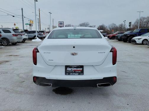 Summit White 2024 Cadillac CT4 Premium Luxury