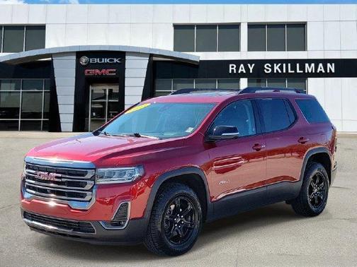 Volcanic Red 2023 GMC Acadia AT4