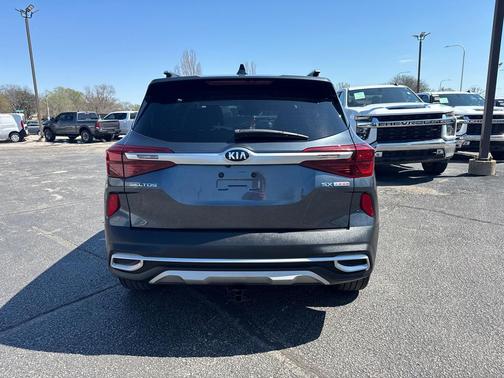 Gravity Gray 2021 Kia Seltos SX Turbo