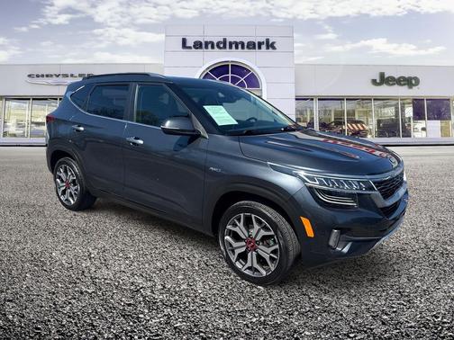 Gravity Gray 2021 Kia Seltos SX Turbo