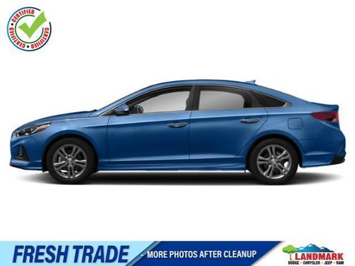 Electric Blue 2018 Hyundai SONATA SEL