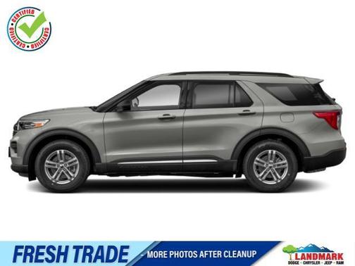 Silver 2021 Ford Explorer XLT