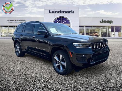 Diamond Black Crystal Pearlcoat 2023 Jeep Grand Cherokee L Overland