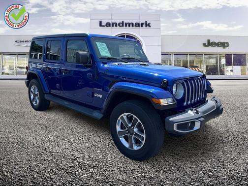 Ocean Blue Metallic Clearcoat 2018 Jeep Wrangler Unlimited Sahara