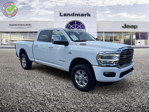 Bright White Clearcoat 2024 RAM 2500 Laramie Crew Cab 4x4 6'4' Box