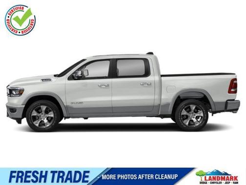 Ivory White Tri-Coat Pearlcoat 2021 RAM 1500 Laramie