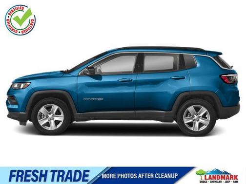 Laser Blue Pearlcoat 2022 Jeep Compass Limited