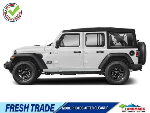 Bright White Clearcoat 2024 Jeep Wrangler 4-Door Sahara 4x4