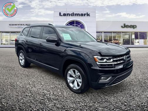Black 2019 Volkswagen Atlas 3.6L SEL