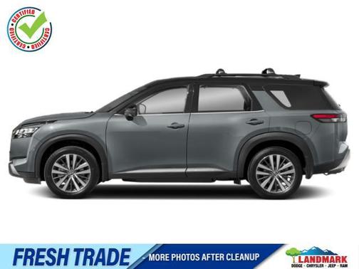 Solid Gray/Super Black 2023 Nissan Pathfinder Platinum 4WD