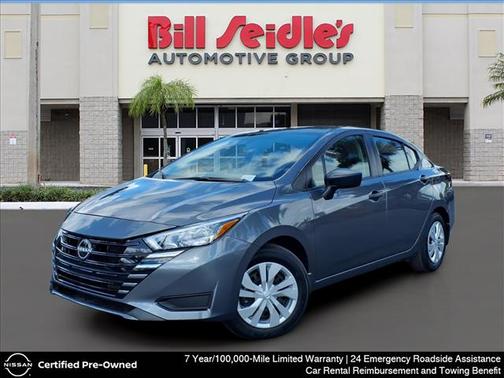 Gun Metallic 2025 Nissan Versa 1.6 S