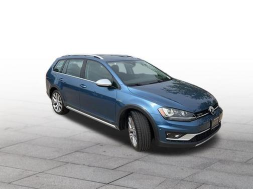 Silk Blue Metallic 2017 Volkswagen Golf Alltrack TSI SEL