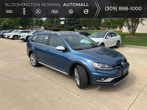 Silk Blue Metallic 2017 Volkswagen Golf Alltrack TSI SEL